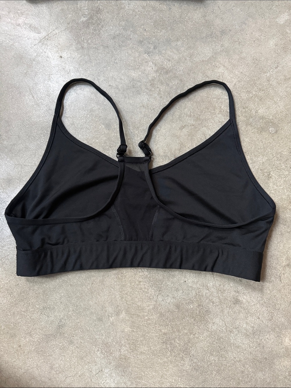 PINK Victoria's Secret Black Sports Bralette with Pink Floral Logo - Picture 4 of 7